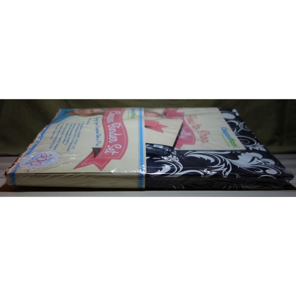 Coupon Mom!  Coupon Binder and EXTRAS Holds 300 Coupons Set NIP - B&W Damaske - Picture 5 of 8